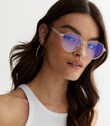 Lunettes de soleil Femme Oversize aviator rondes New Look