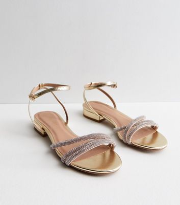 Miso Platform Sandal In Metallic Raffia