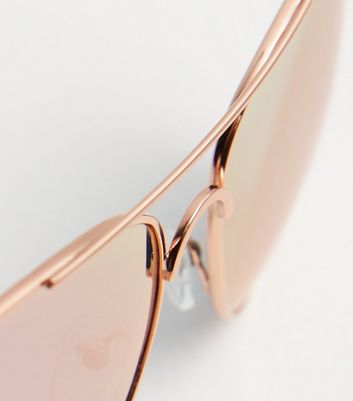 Metallic mirrored outlet sunglasses