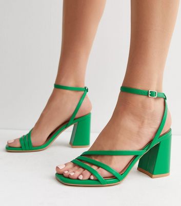 New look green sales heels