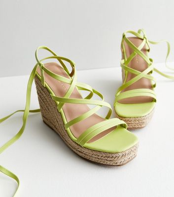 Women light green color multi strip heel sandal - GlamZkart - 4167290