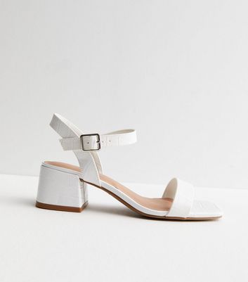 Paris' Low Heel Sandals in Ivory FINAL SALE – The Main Street Exchange