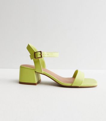 Lime best sale block heels