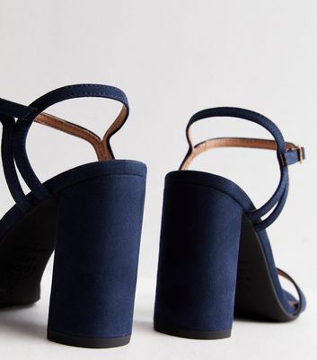 Navy sandals hot sale new look