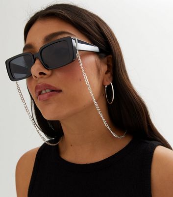 Silver Sunglasses Chain New Look