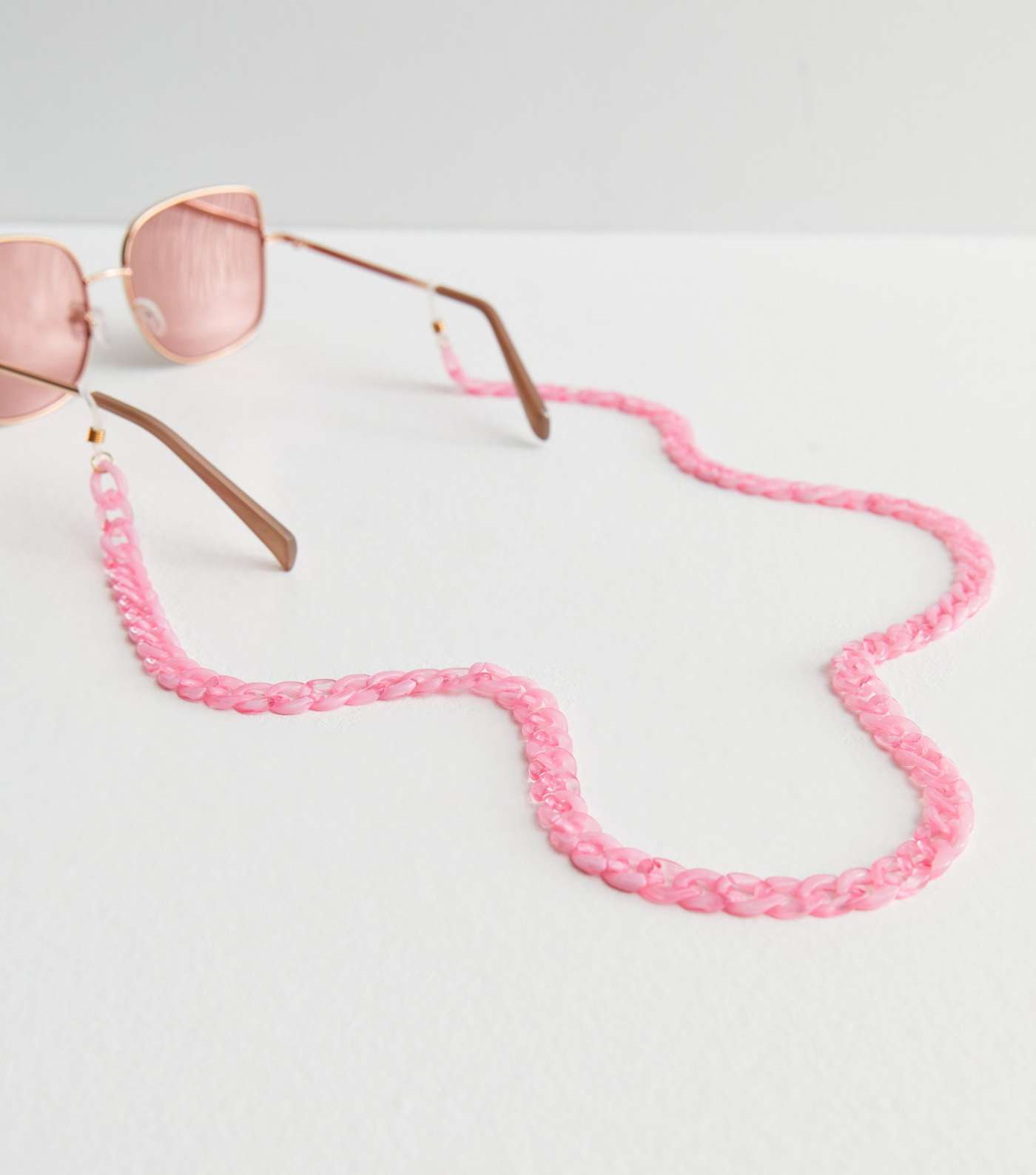 Pink Resin Sunglasses Chain