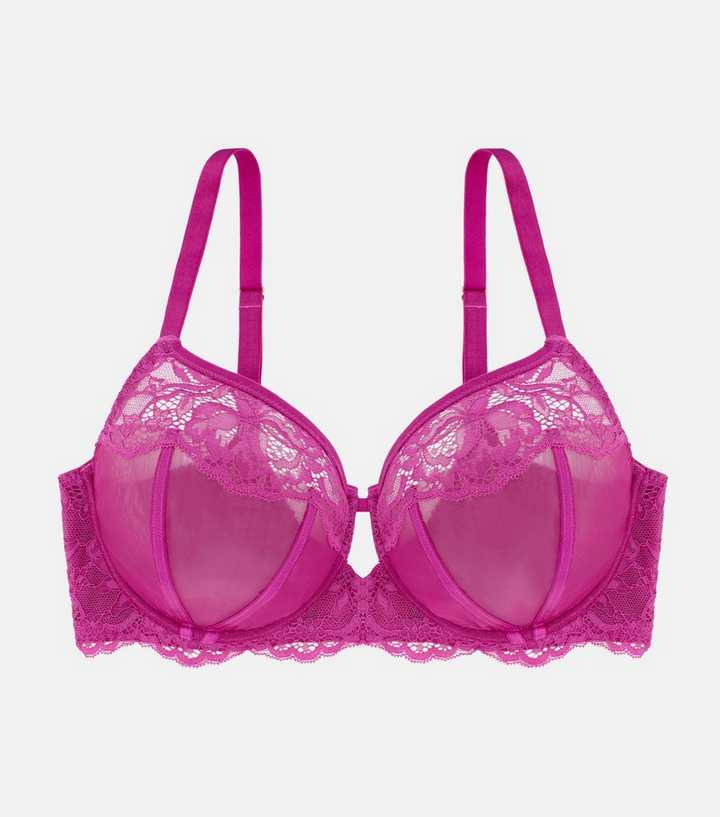 Fabstieve Baby Pink Stretchable Non-Padded Bra