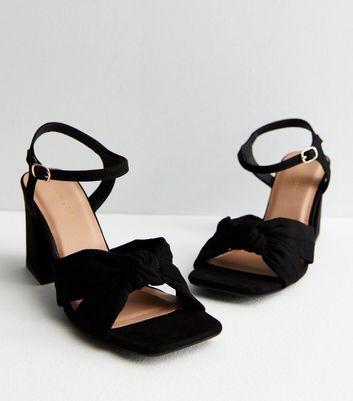 New look black on sale heels