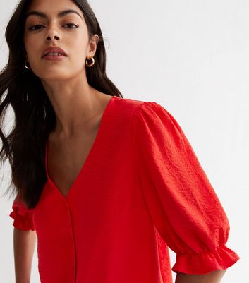 Red blouses 2024 for women