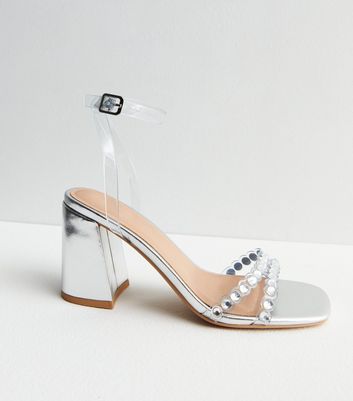 Mid hotsell clear heels