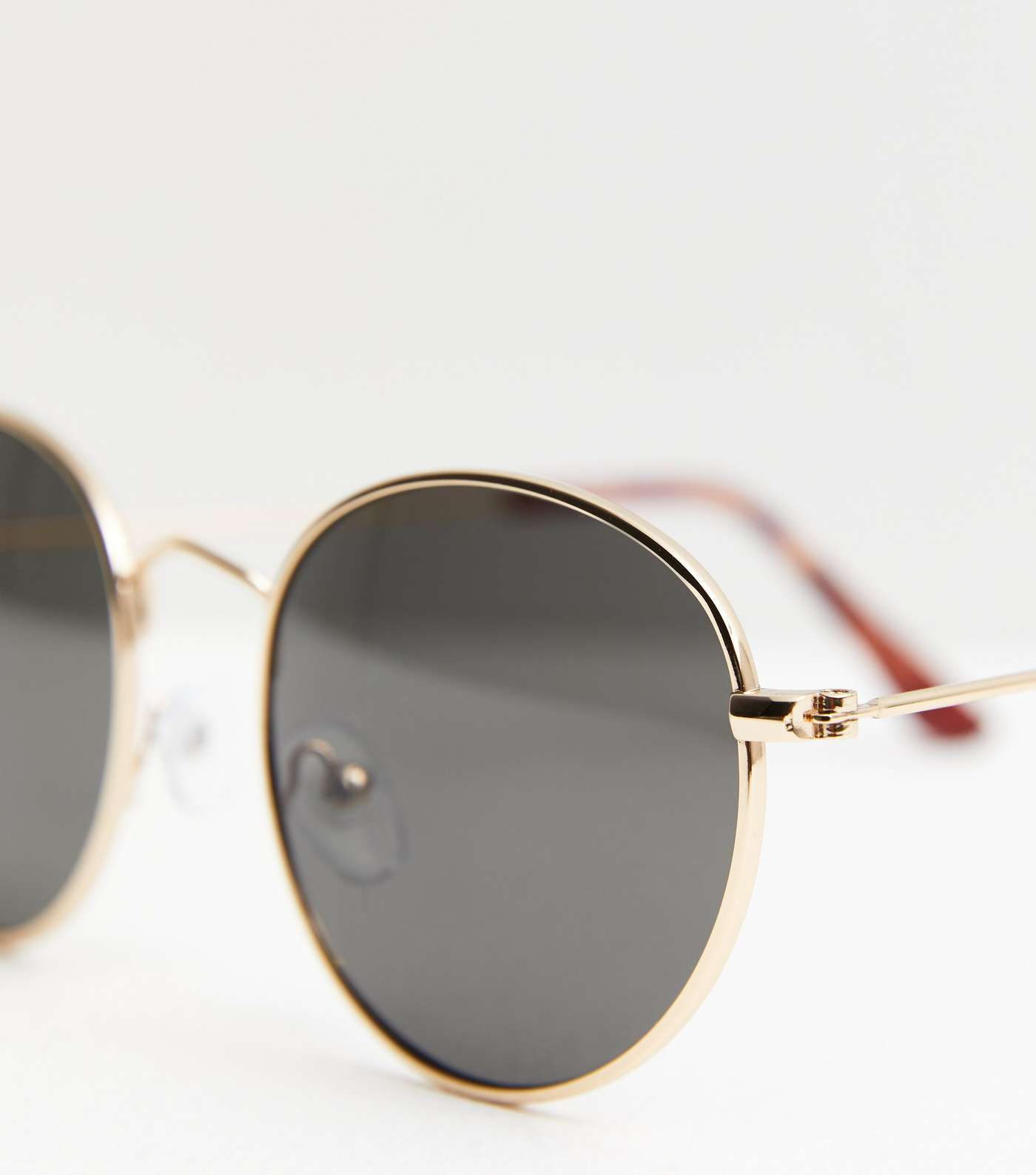 Girls Gold Round Tinted Sunglasses Image 3
