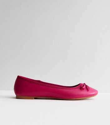 Bright Pink Ballerina Pumps