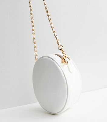 Round on sale white bag