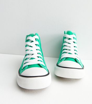 Women’s top Memorial Green high top canvas shoes