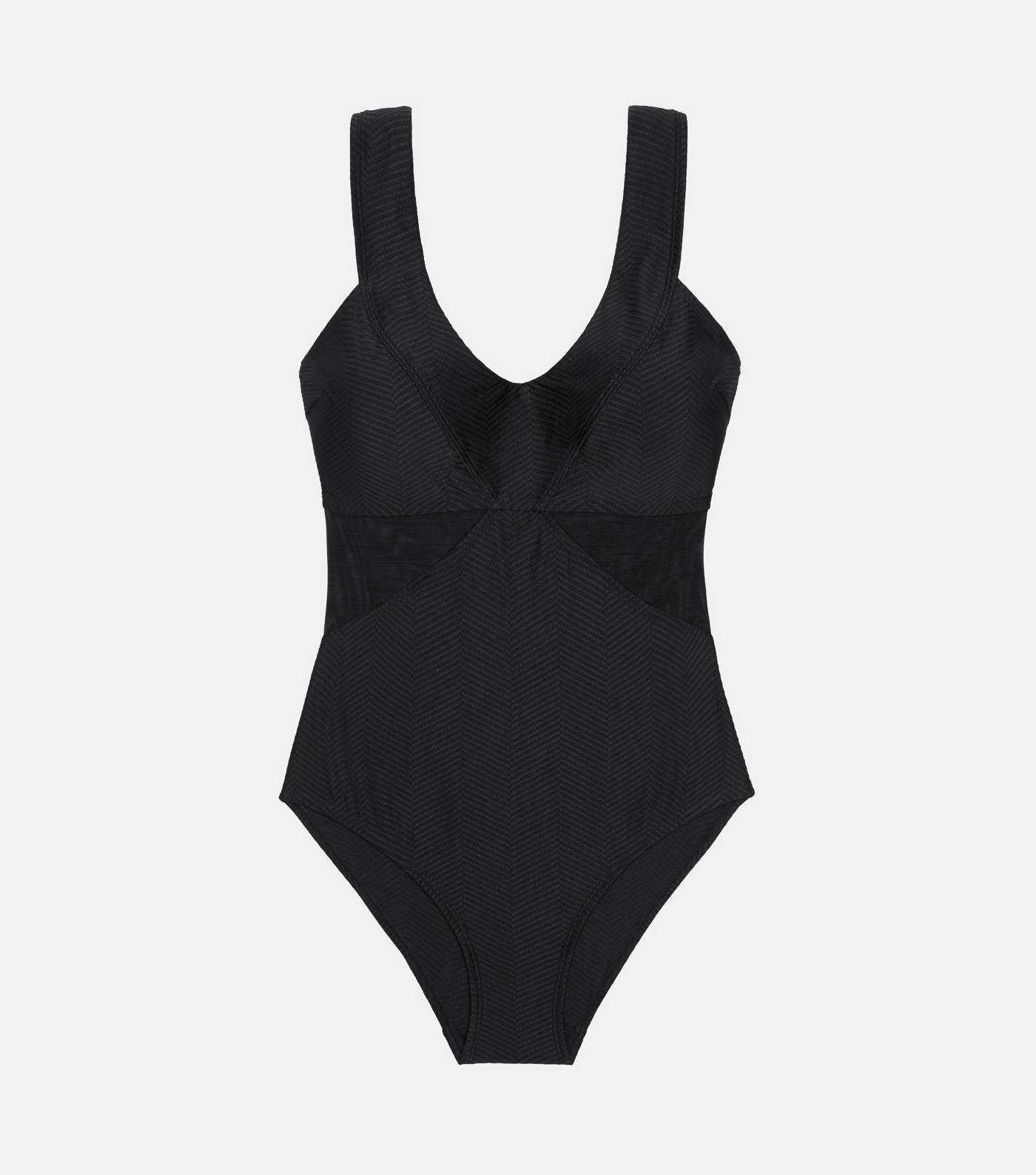 Dorina Curve Black Chevron Shaping Swimsuit Image 5