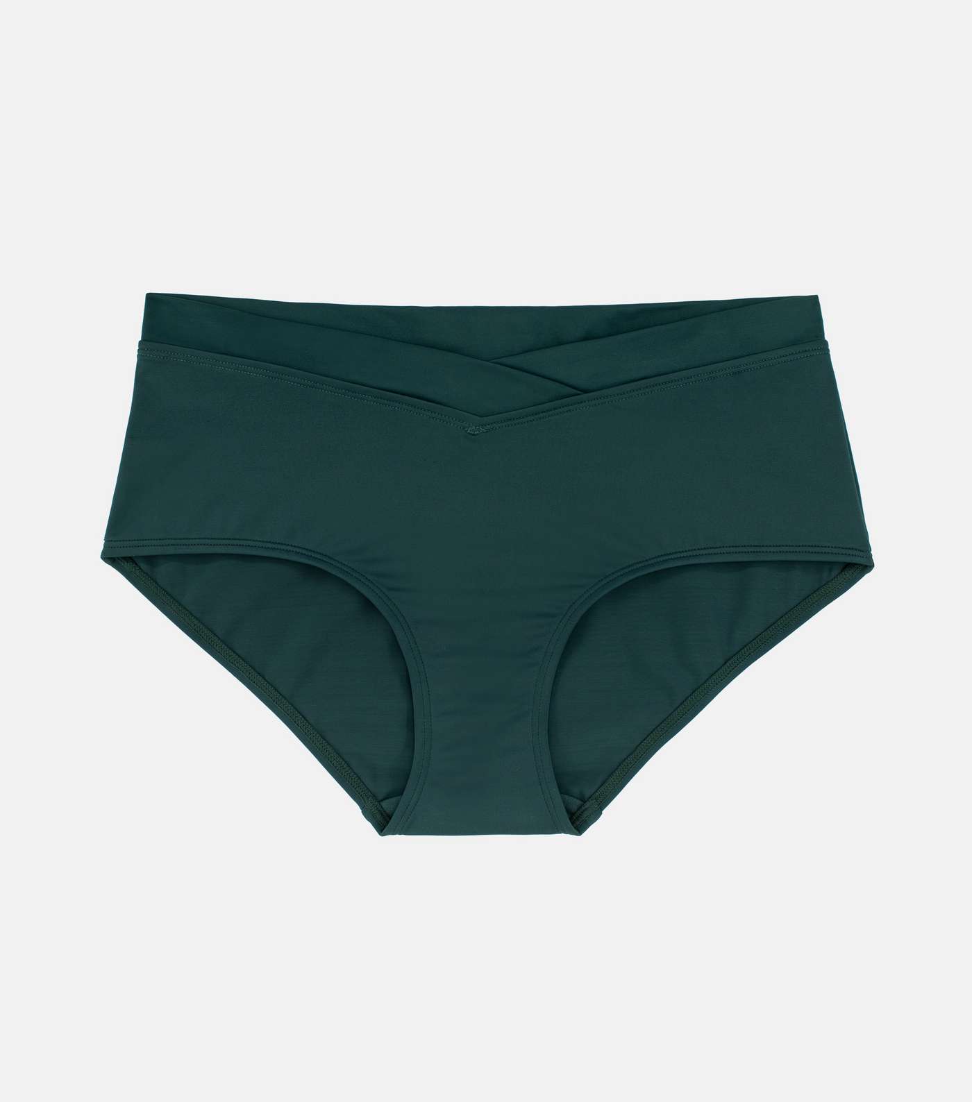 Dorina Curve Dark Green Midi Full Coverage Bikini Bottoms Image 5