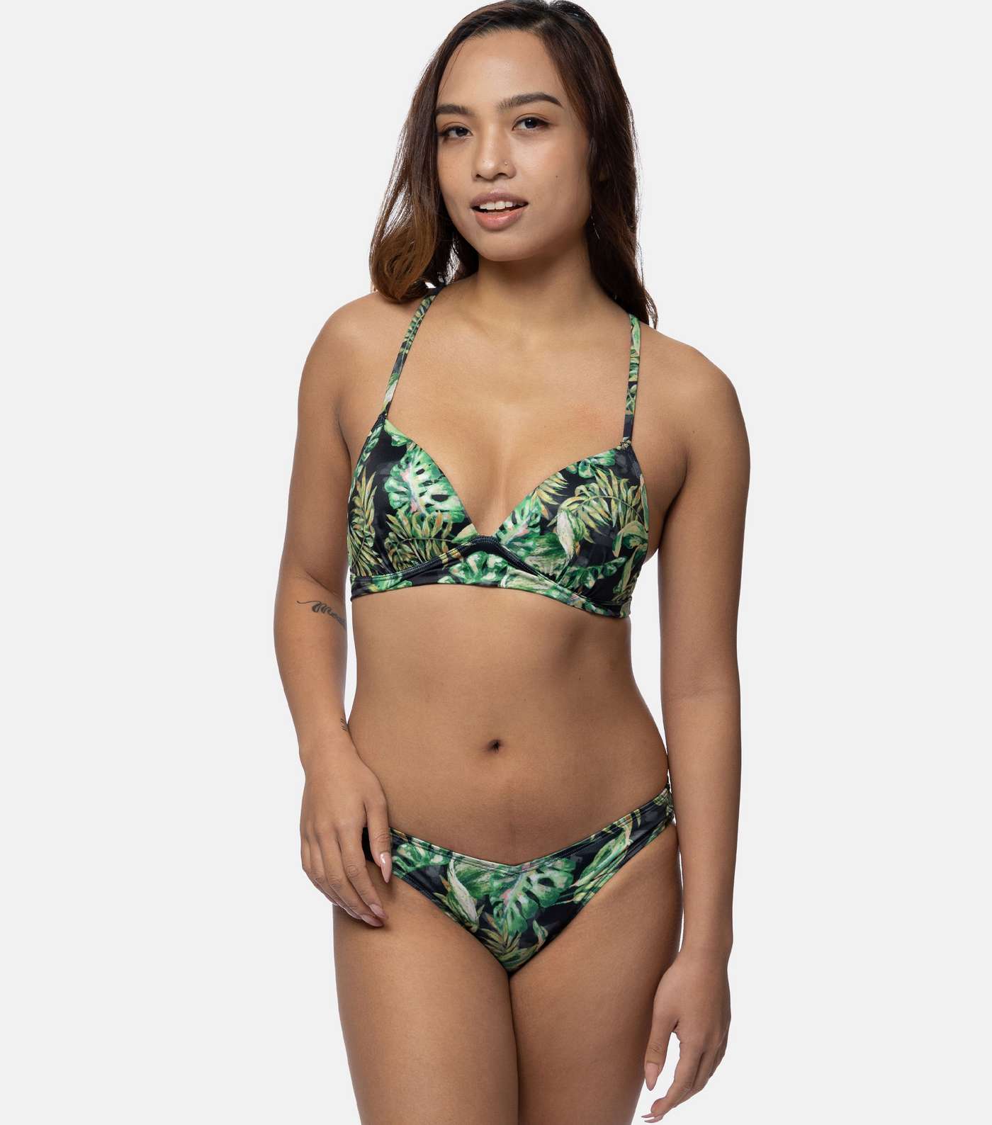 Dorina Green Leaf Low Rise Bikini Bottoms Image 2