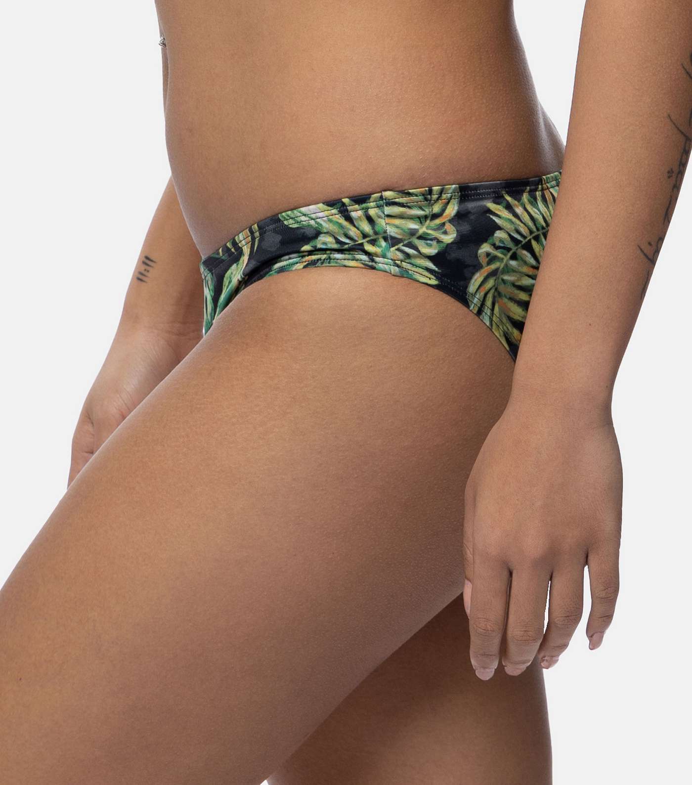 Dorina Green Leaf Low Rise Bikini Bottoms Image 4