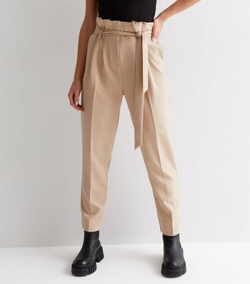 New look petite deals paperbag trousers