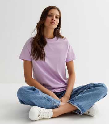 Lilac Crew Neck T-Shirt