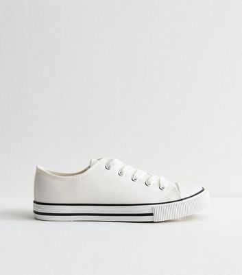 Next white canvas shoes on sale