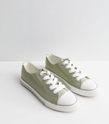 Lime green hot sale plimsolls