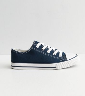 Navy blue shoes new on sale look