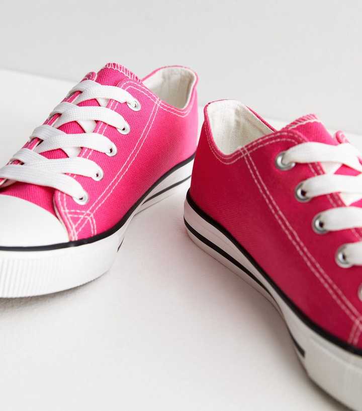 pink canvas shoes womens