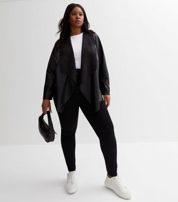 Black duster outlet jacket plus size