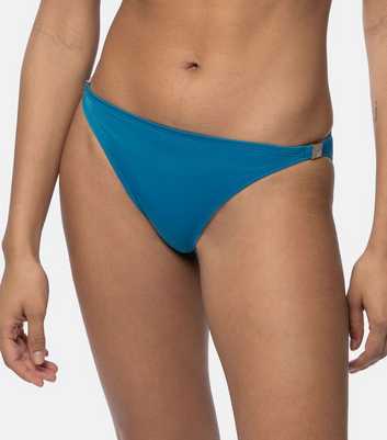 Dorina Blue Metal Trim Bikini Bottoms