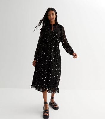 Vila polka shop dot dress