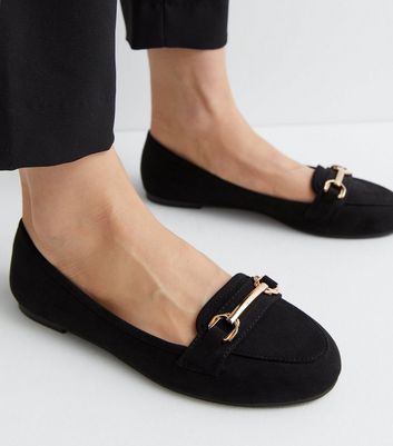 Next womens sales black loafers