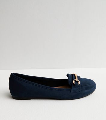 Suede hot sale buckle loafers