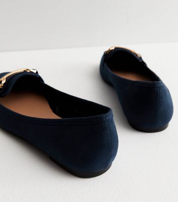 Navy blue and gold best sale shoes women's