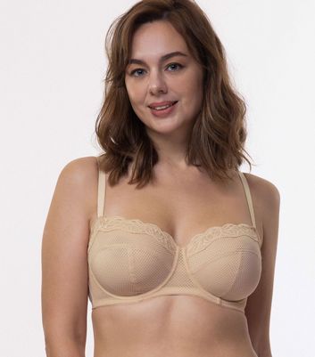 Dorina Curves Pale Pink Lace Non Padded Bra