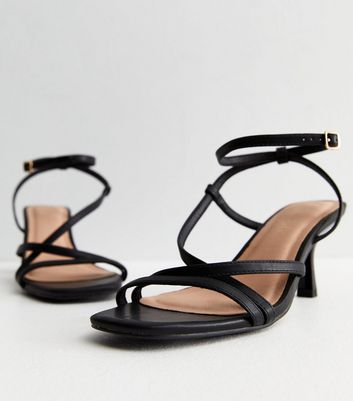 Black color online sandals