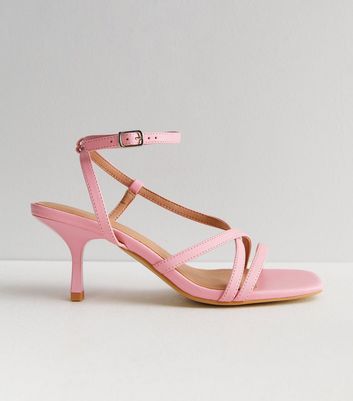 Pink mid 2025 heel shoes