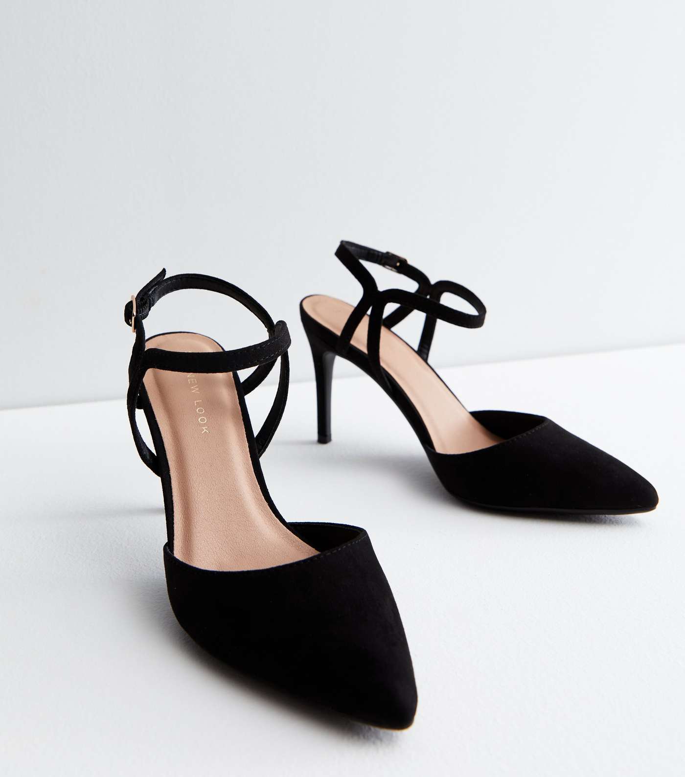 Stiletto Heel Pointed Court Shoes