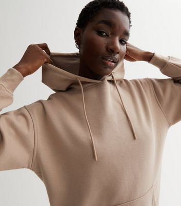 Beige on sale hoodie womens