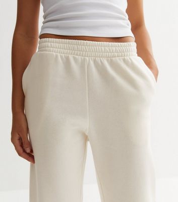 Jogging pants off store white