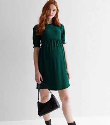 New look green maternity hot sale dress