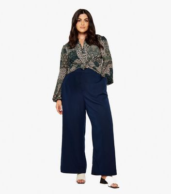 QED London soft touch wide leg trousers coord in floral print  ASOS