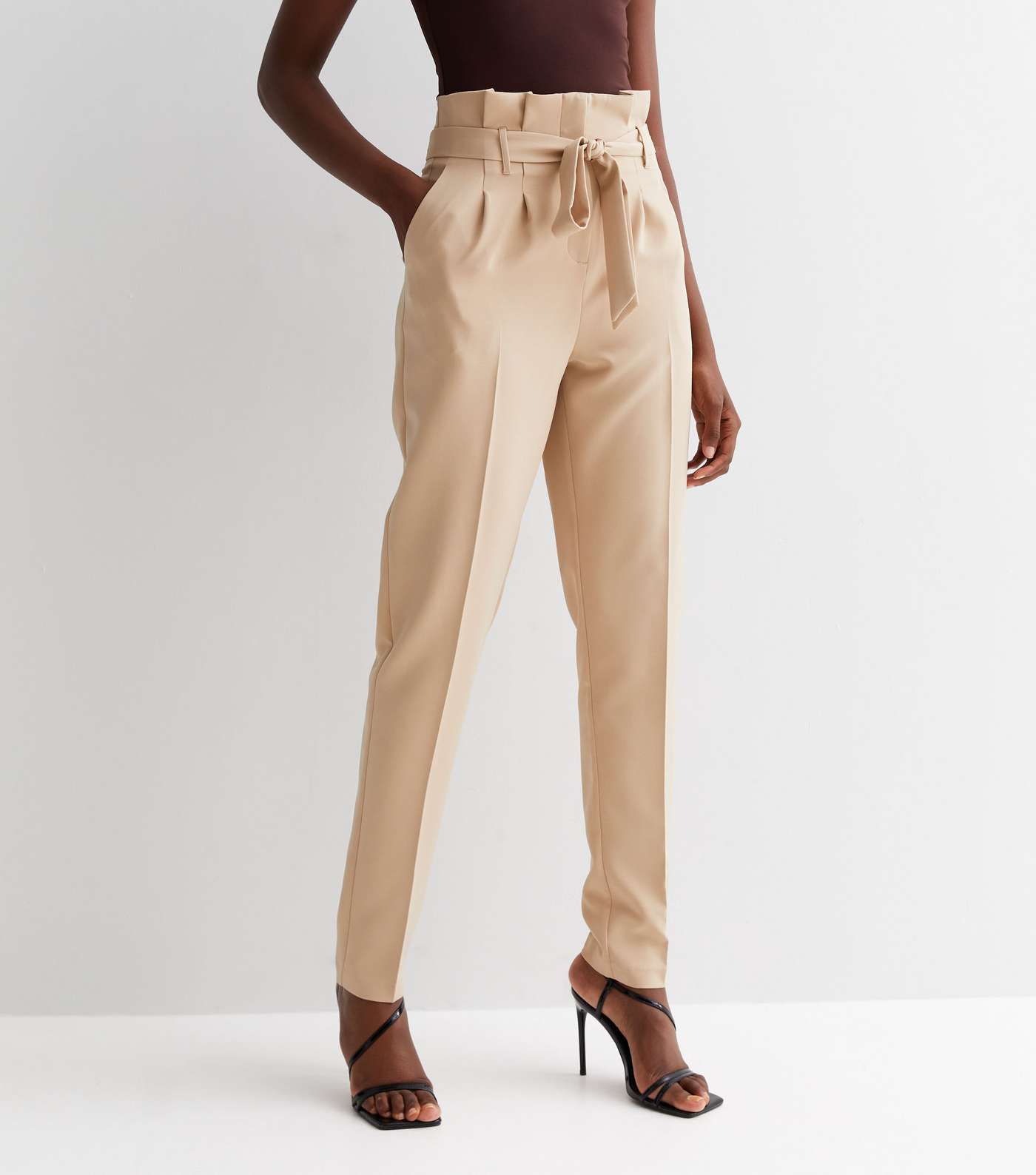 Tall Stone Paperbag Trousers Image 2