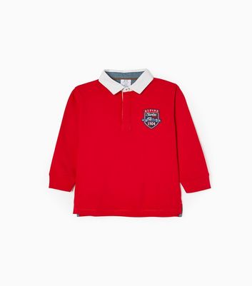 Zippy Red Embroidered Badge Polo Shirt