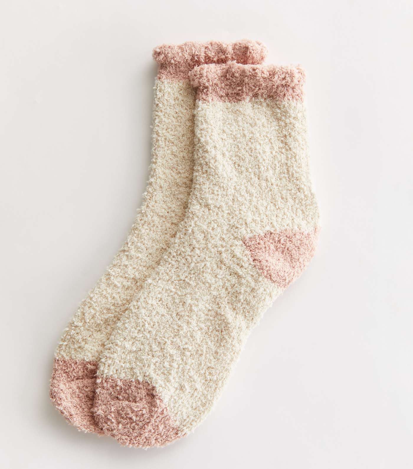 Mid Pink Fluffy Socks
