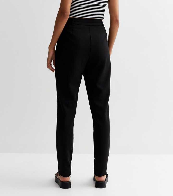 Tall Black Slim Fit Trousers New Look