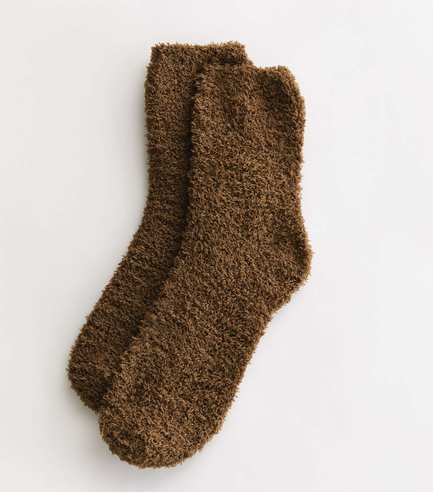 Dark Brown Fluffy Socks