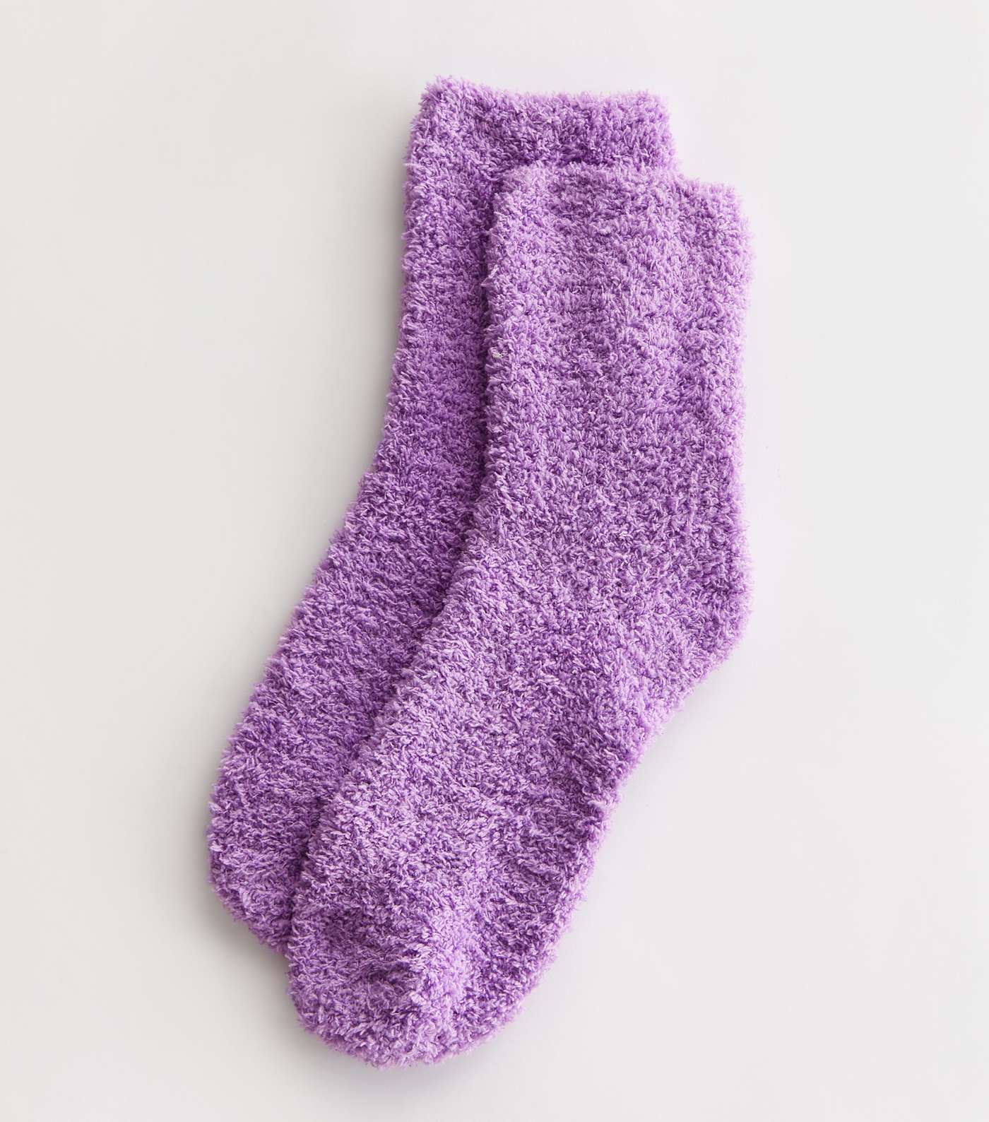 Purple Fluffy Socks
