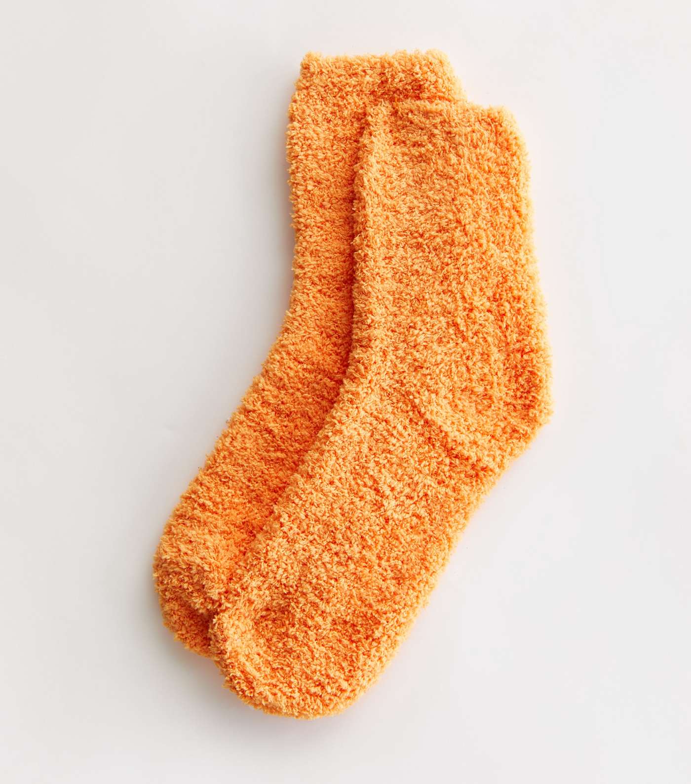 Orange Fluffy Socks
