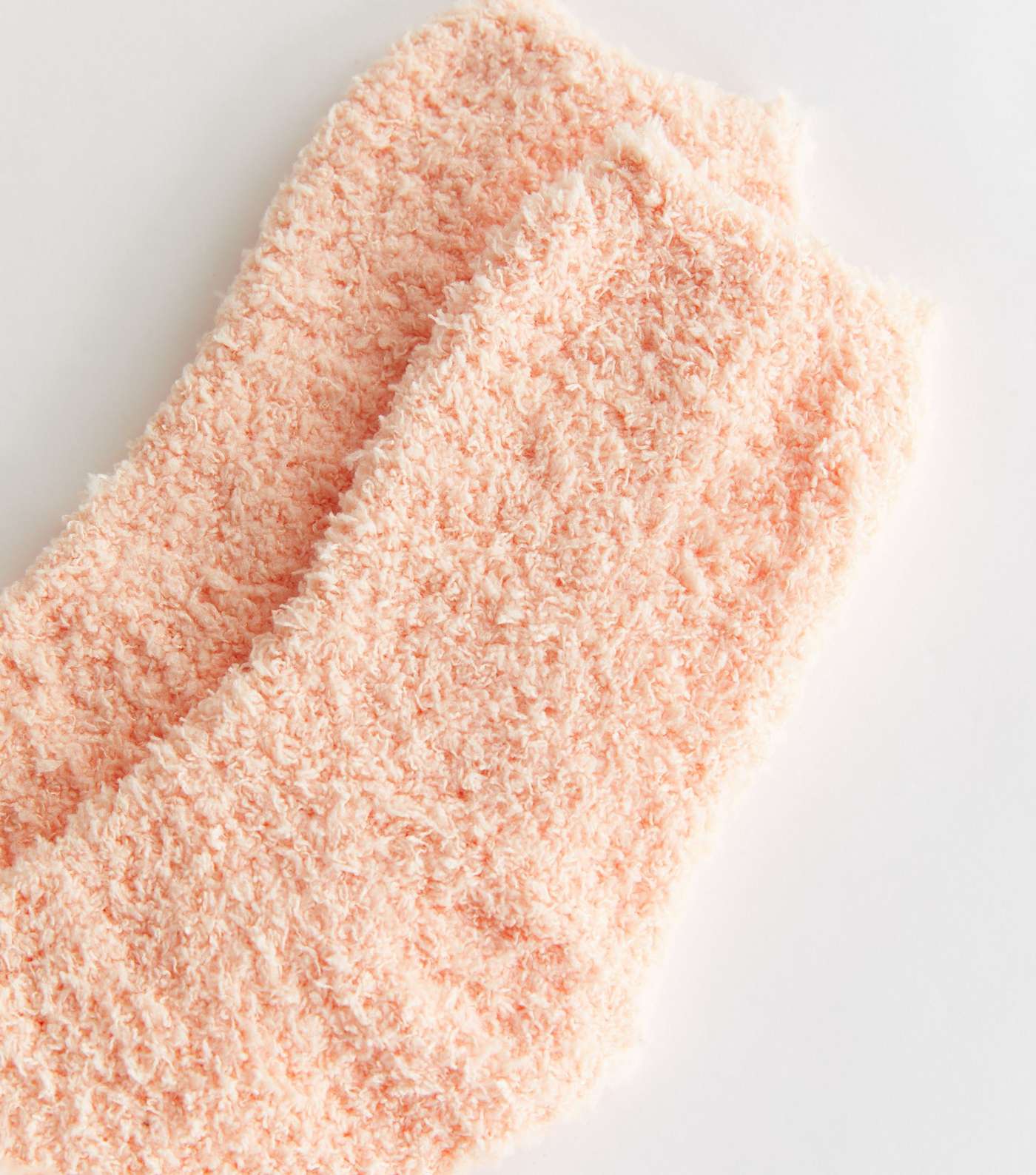 Coral Fluffy Socks Image 2